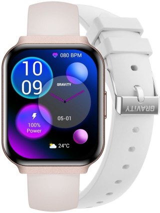 SMARTWATCH DAMSKI GRAVITY GT44-3 - DODATKOWY PASEK (sg051b) Gravity