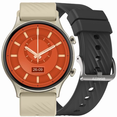SMARTWATCH UNISEX GRAVITY GT19-8 - ROZMOWY BLUETOOTH, DODATKOWY PASEK (sg032h) Gravity