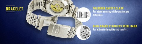 ZEGAREK MĘSKI INVICTA DIVER PROFESSIONAL 30094 - AUTOMAT WR200, koperta 42mm (zv004d) Invicta