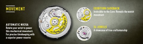 ZEGAREK MĘSKI INVICTA DIVER PROFESSIONAL 30094 - AUTOMAT WR200, koperta 42mm (zv004d) Invicta