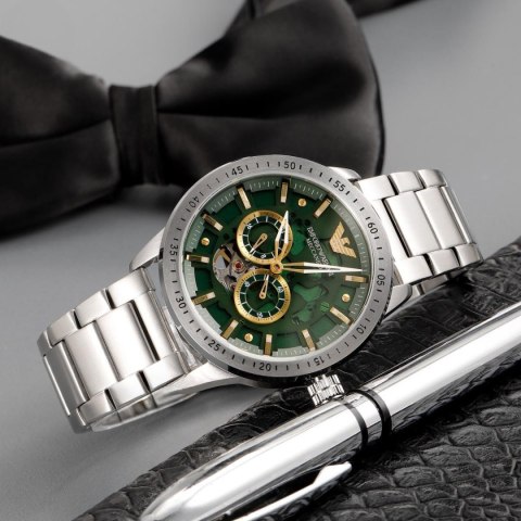 ZEGAREK MĘSKI EMPORIO ARMANI AR60053 - MARIO MECCANICO - AUTOMAT (zi056b) Emporio Armani